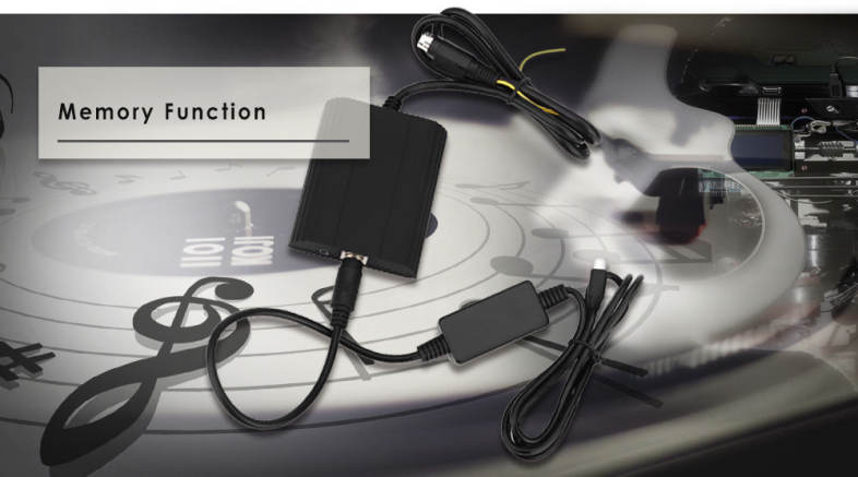 WT - IP5 Car Charger Adapter for Volvo SC Vehicle MP3 Player Digital CD Box
