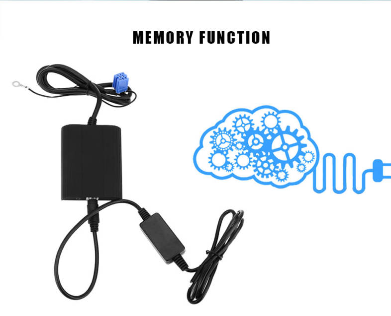 WT - IP5 8 Pin Car Charger Adapter for Volkswagen Vehicle MP3 Player Digital CD Box