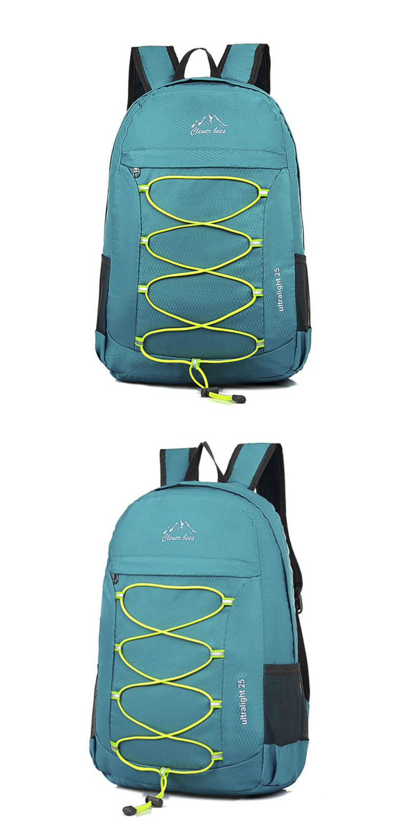 CLEVERBEES Outdoor Waterproof Foldable Hiking Running Backpack