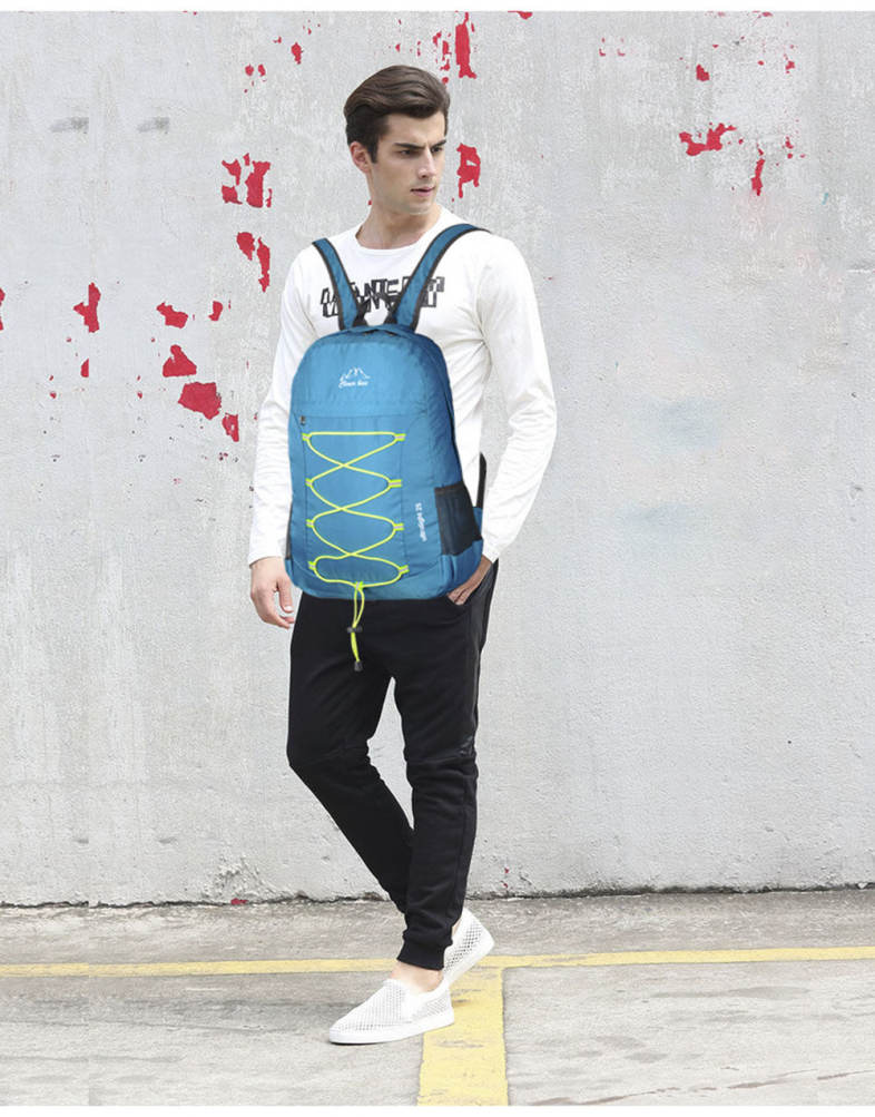 CLEVERBEES Outdoor Waterproof Foldable Hiking Running Backpack