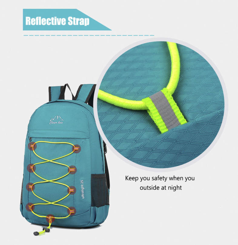 CLEVERBEES Outdoor Waterproof Foldable Hiking Running Backpack