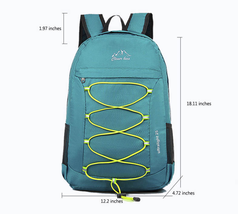 CLEVERBEES Outdoor Waterproof Foldable Hiking Running Backpack