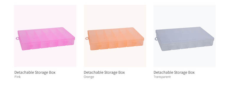 Detachable 36 Compartments Multifunctional Plastic Storage Box