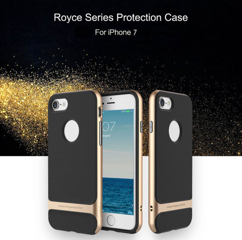 ROCK Royce Series Business Style Protective Shell TPU Back Cover for iPhone 7