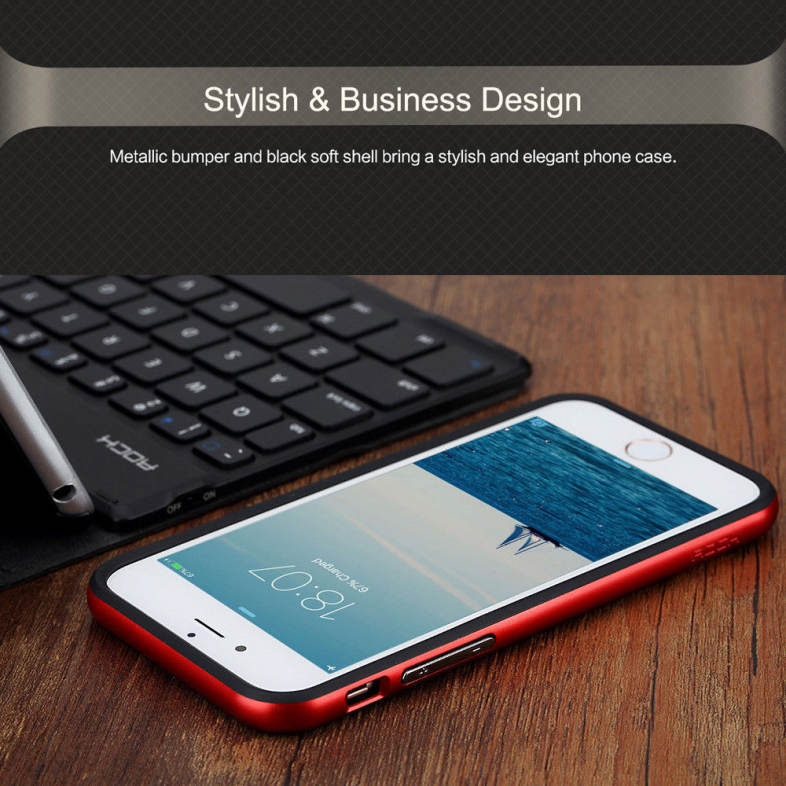 ROCK Royce Series Business Style Protective Shell TPU Back Cover for iPhone 7