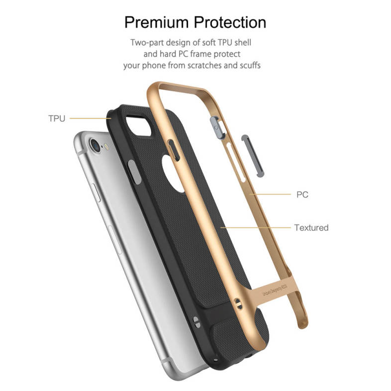 ROCK Royce Series Business Style Protective Shell TPU Back Cover for iPhone 7