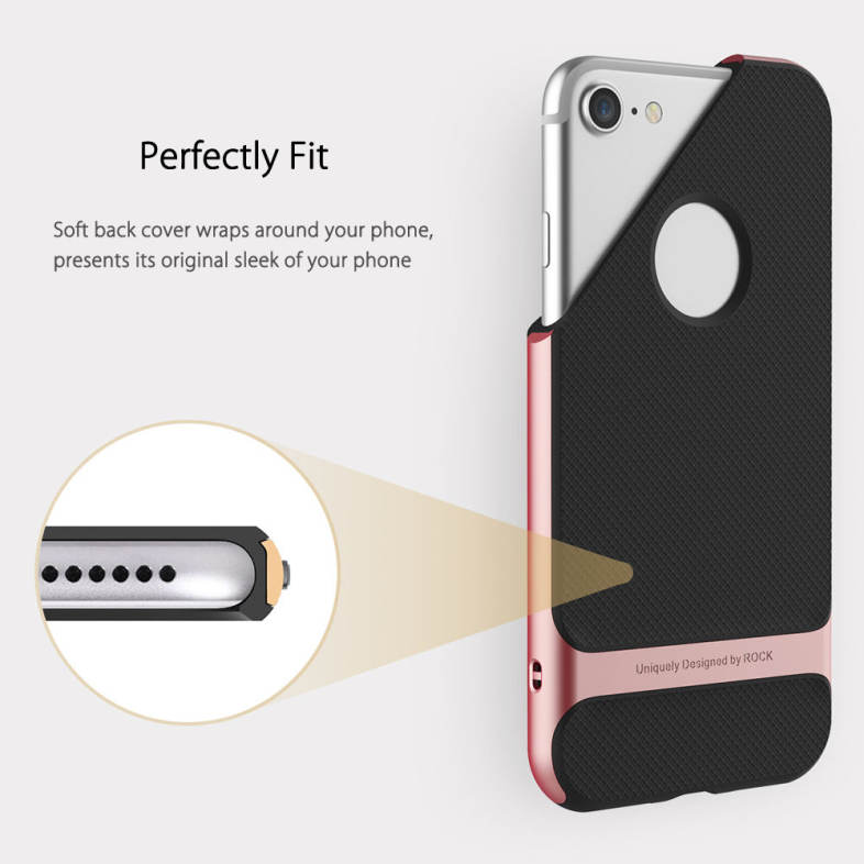 ROCK Royce Series Business Style Protective Shell TPU Back Cover for iPhone 7