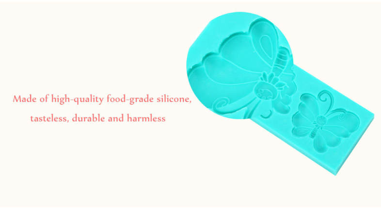 DIY Silicone Butterfly Fondant Cake Mold Decorating Tool