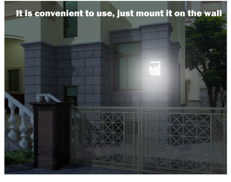 12 LEDs Solar Powered Motion Sensor Light Wall Lamp