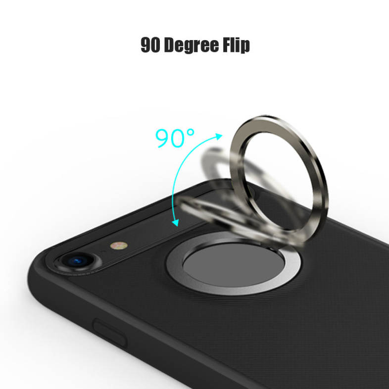 Rock M2 Magnetic Ring Kickstand Protective Phone Case for iPhone 7