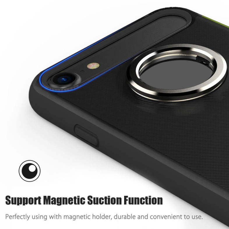 Rock M2 Magnetic Ring Kickstand Protective Phone Case for iPhone 7