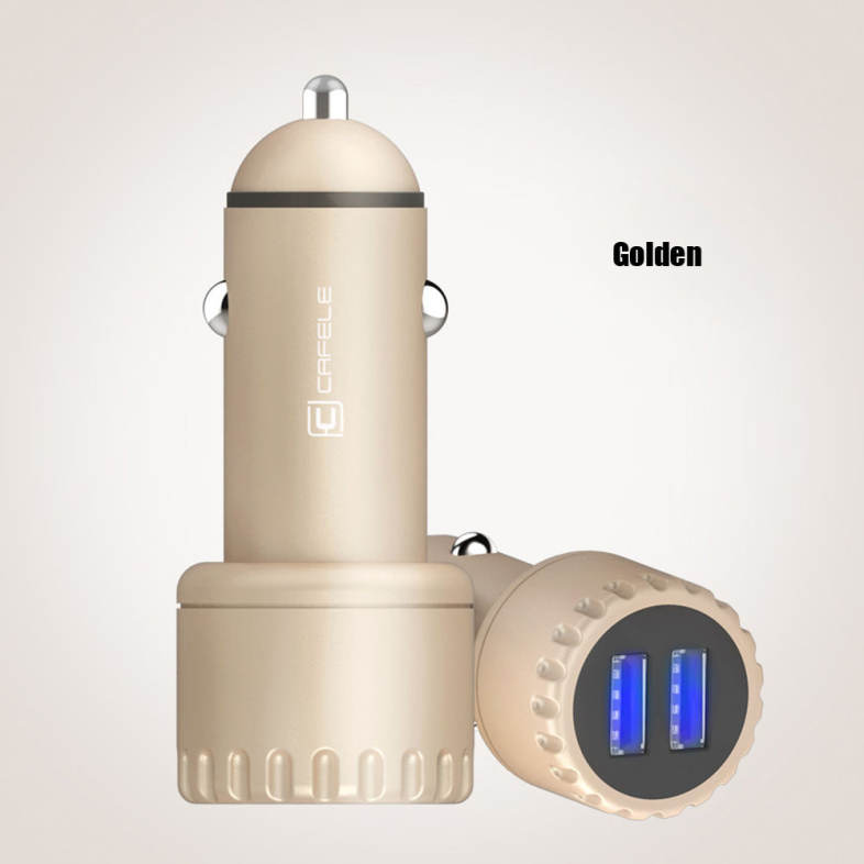 CAFELE Dual USB Luminous 5V 3.4A Quick Charging Car Charger