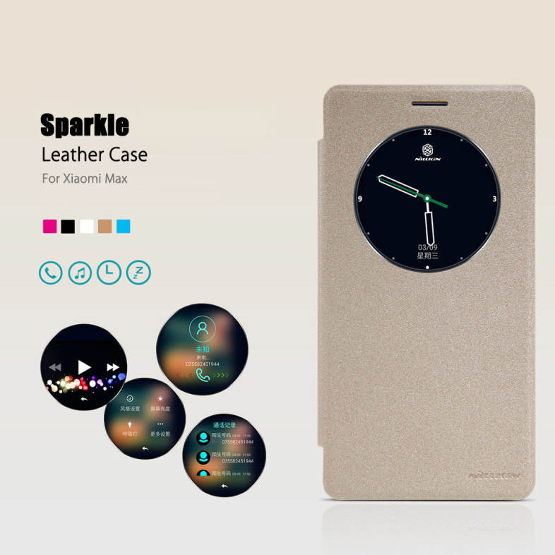 NILLKIN Sparkle Series View Window Protective Cover for Xiaomi Max