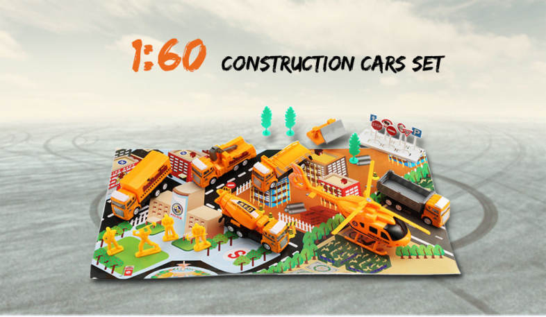 Xiongfengda Children Alloy 1:60 Scale Simulation Construction Set Vehicle Model Toy