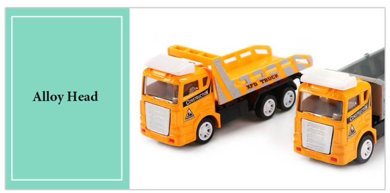 Xiongfengda Children Alloy 1:60 Scale Simulation Construction Set Vehicle Model Toy