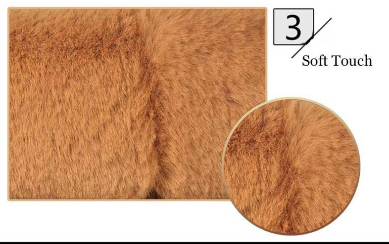 Casual Winter Pure Color Car Steering Wheel Cover