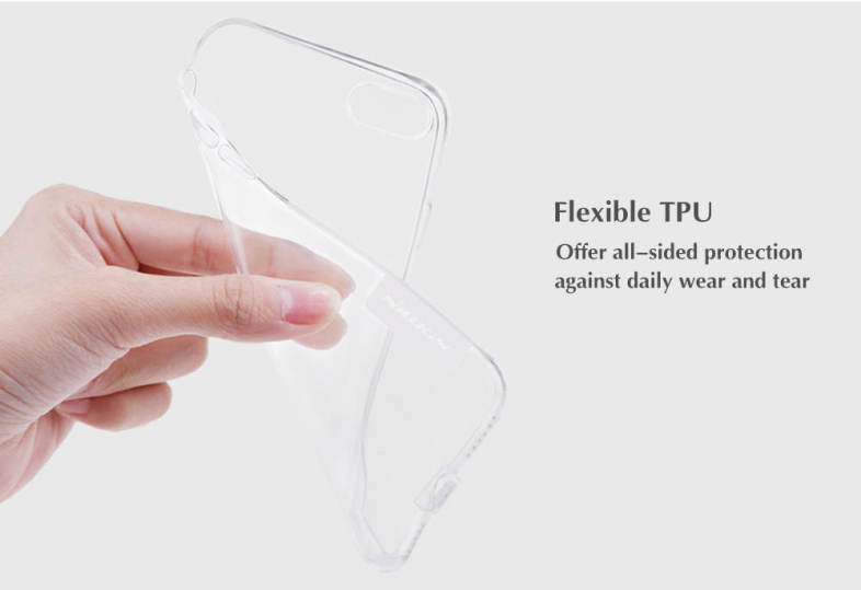 NILLKIN Natural Series Soft TPU Transparent Protective Skin for iPhone 7