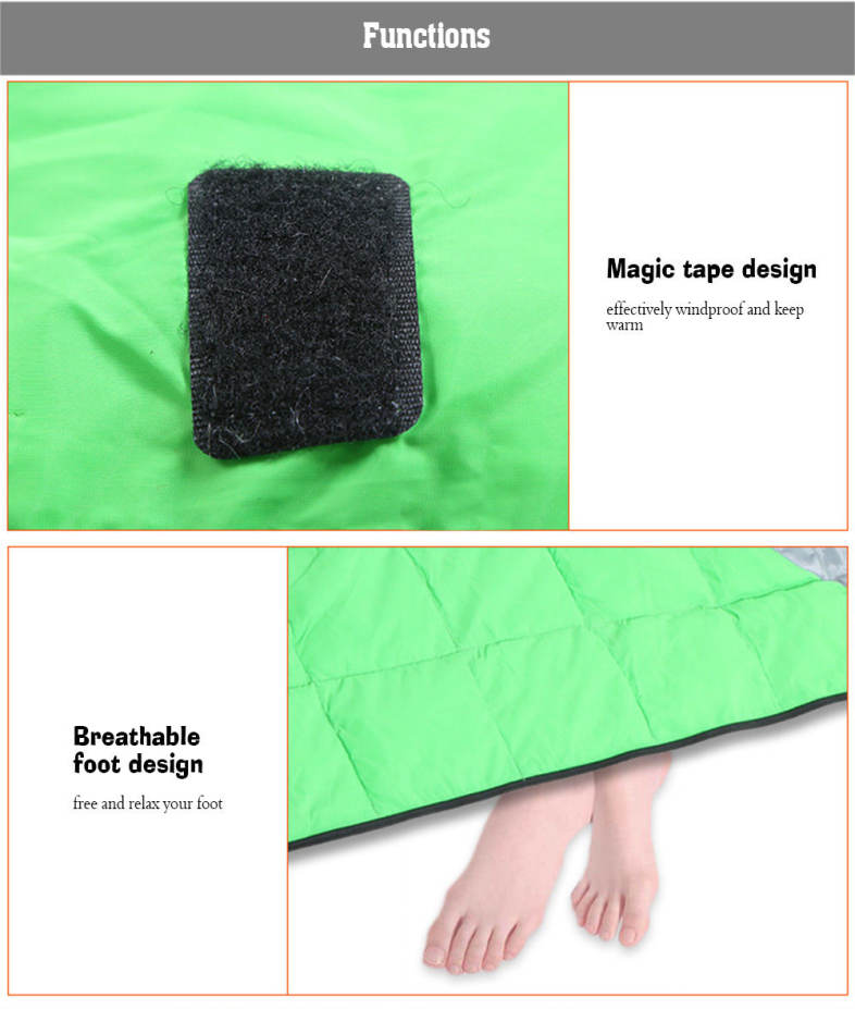 Shengyuan Outdoor Travel Camping Adult Foldable Splicing Water Resistant Thick Envelope Sleeping Bag