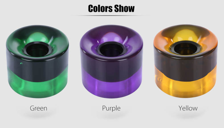 4pcs 60 x 45MM Outdoor Sport PU Transparent Skateboarding Wheels