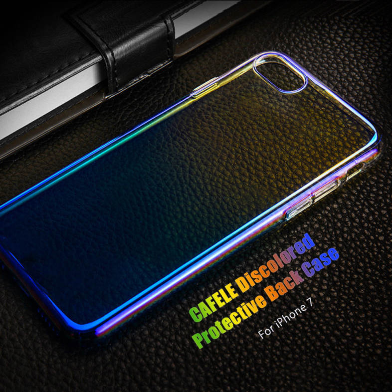 CAFELE Discolored Double Electroplated PC Case for iPhone 7