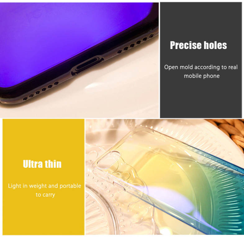 CAFELE Discolored Double Electroplated PC Case for iPhone 7