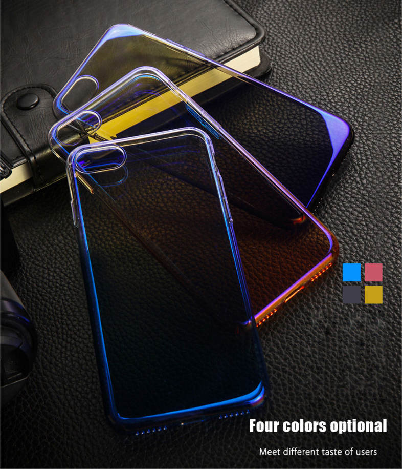 CAFELE Discolored Double Electroplated PC Case for iPhone 7