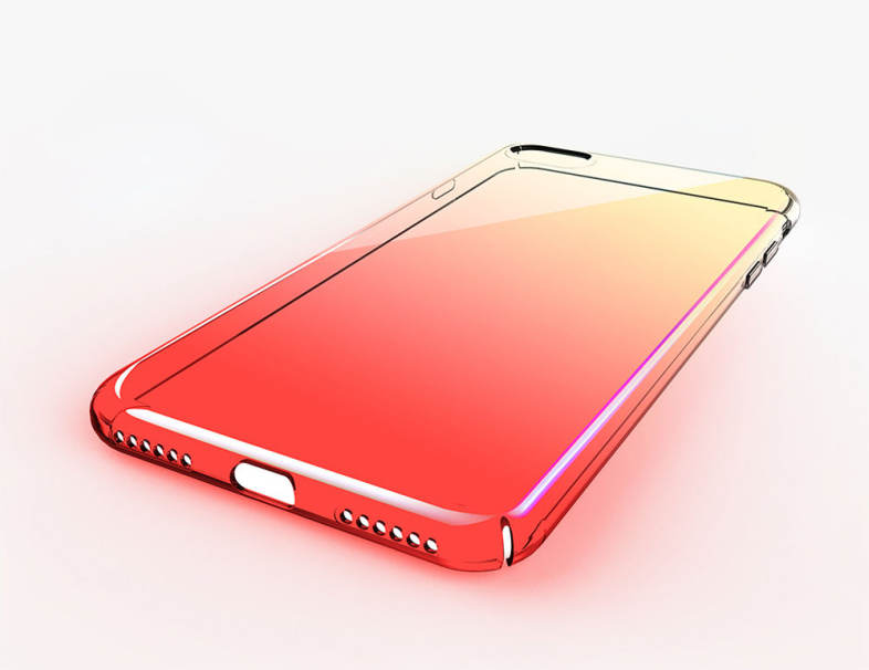 CAFELE Discolored Double Electroplated PC Case for iPhone 7
