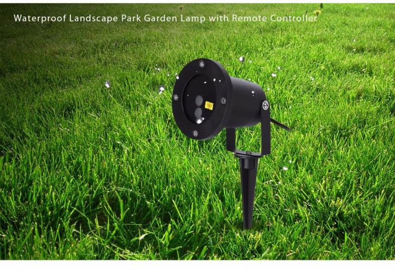 Outdoor 30W LED Lawn Laser Light Spotlight Waterproof Landscape Park Garden Lamp with Remote Controller