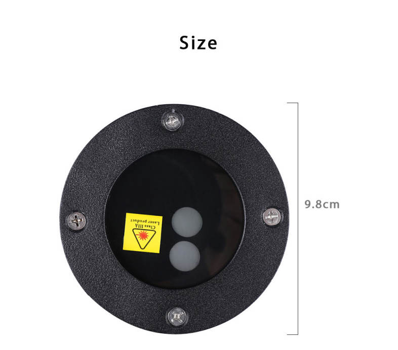 Outdoor 30W LED Lawn Laser Light Spotlight Waterproof Landscape Park Garden Lamp with Remote Controller