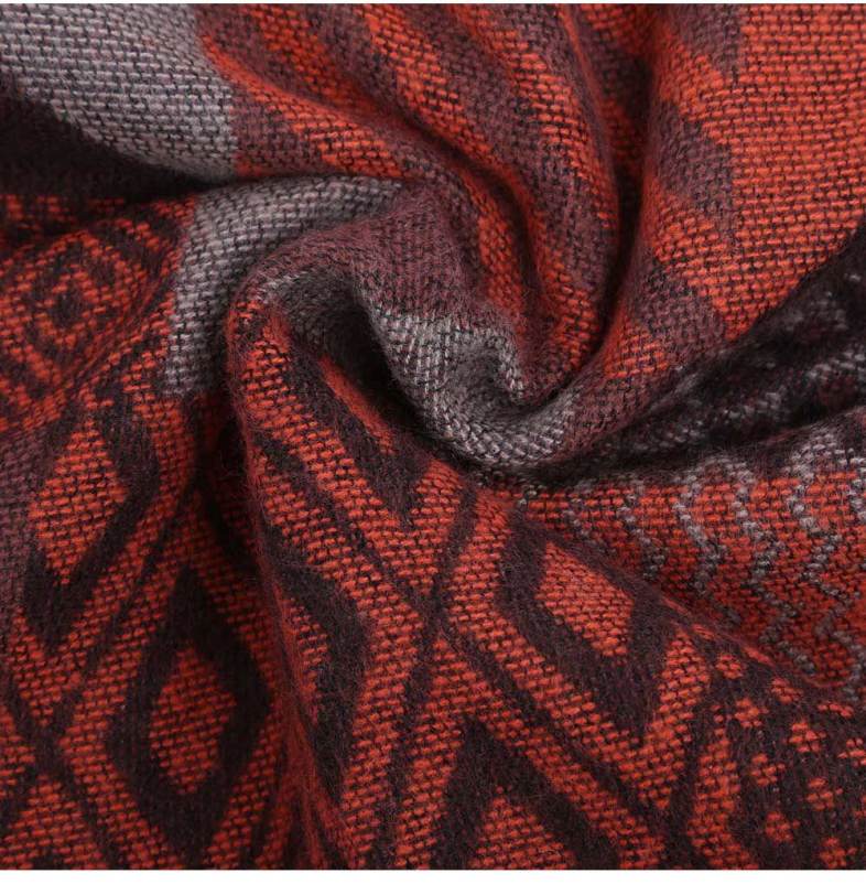 Fashionable Pattern Print Warm Shawl for Women