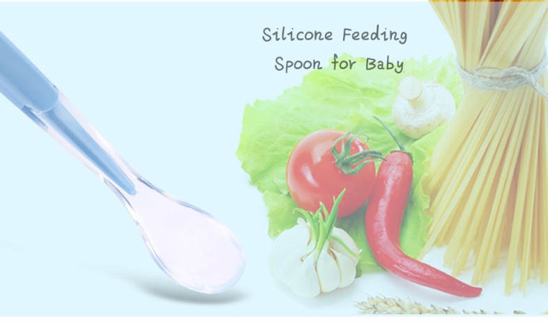 BOBEIELEPHANT Infant Silicone Soft Feeding Spoon