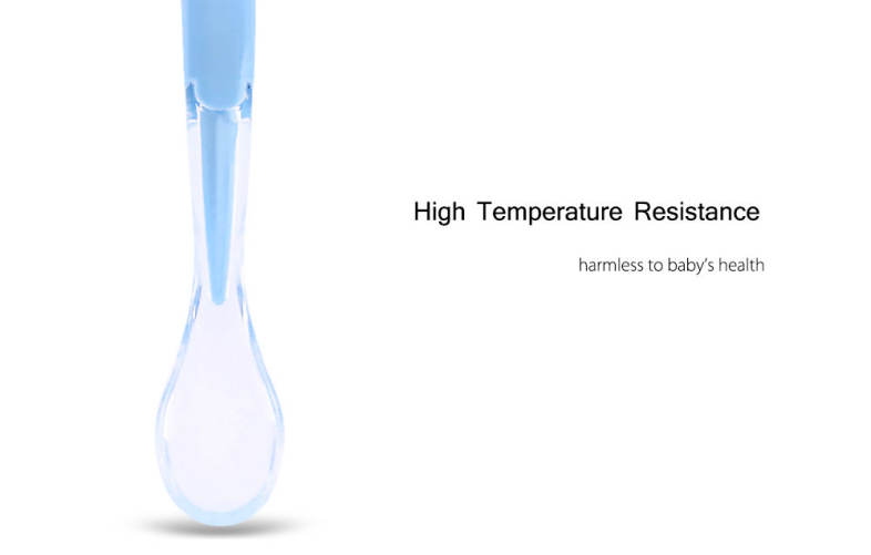 BOBEIELEPHANT Infant Silicone Soft Feeding Spoon