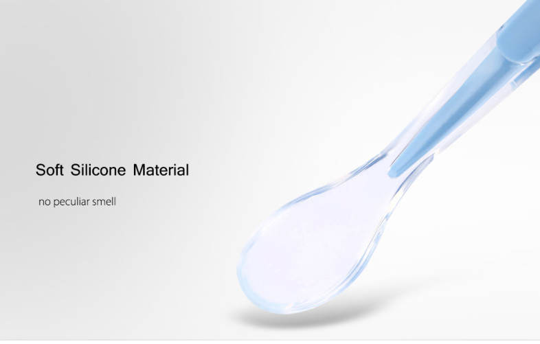 BOBEIELEPHANT Infant Silicone Soft Feeding Spoon