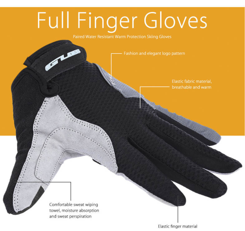 GUB 2025 Paired Touch Screen Cycling Warm Full Finger Gloves Unisex Outdoor Sport Bike Riding