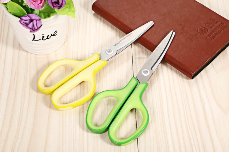 PLUS Stainless Steel Scissors Paper Cutting Office Stationery