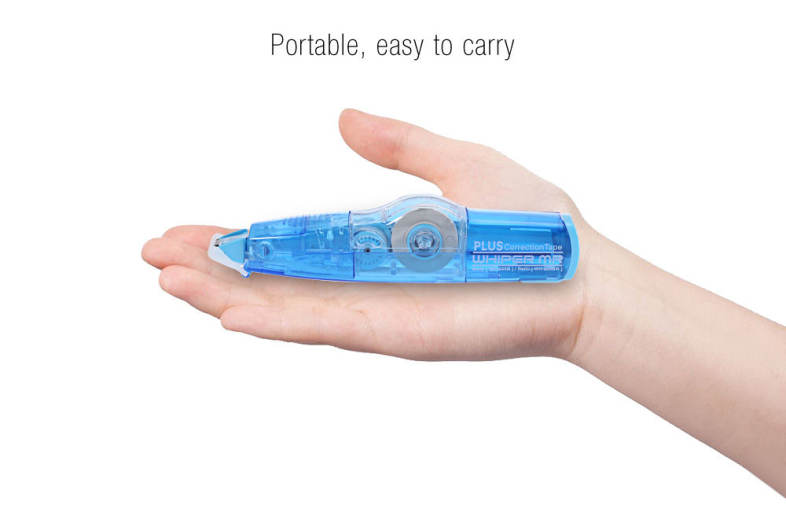 PLUS WH - 625B Whiper Mini Roller Correction Tape MR Refill Style for School Office