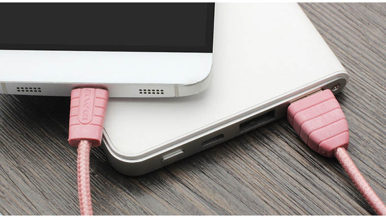 Awei CL - 985 Type-C Nylon Braided Charge Data Transfer Cable 1m