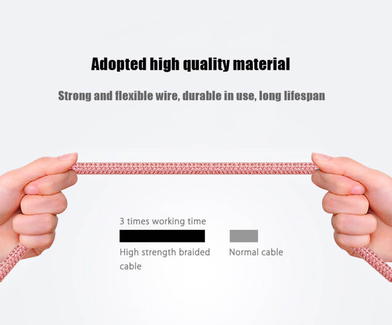 Awei CL - 985 Type-C Nylon Braided Charge Data Transfer Cable 1m