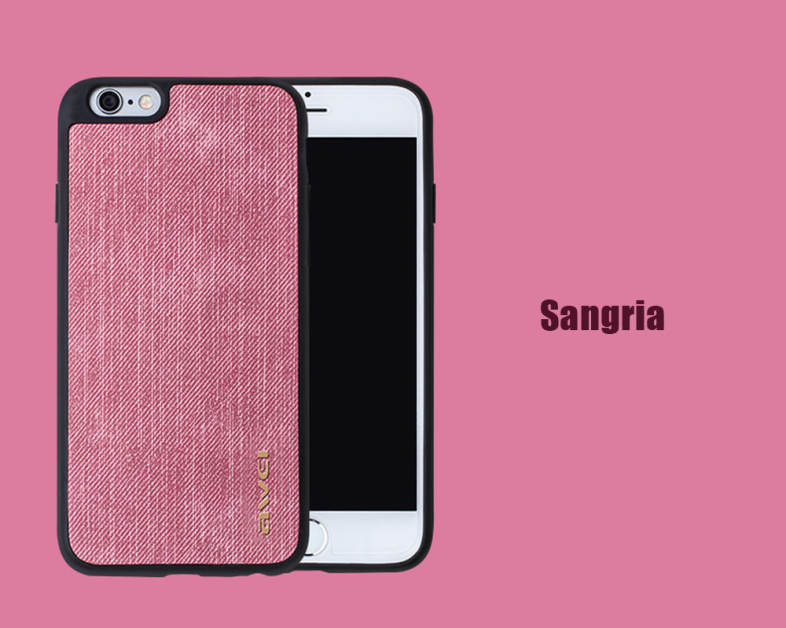 Awei FB - 6S Jeans TPU Back Cover Case for iPhone 6 Plus / 6S Plus 5.5 inch
