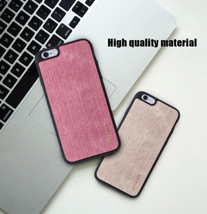 Awei FB - 6S Jeans TPU Back Cover Case for iPhone 6 Plus / 6S Plus 5.5 inch