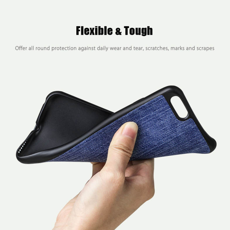 Awei FB - 6S Jeans TPU Back Cover Case for iPhone 6 Plus / 6S Plus 5.5 inch