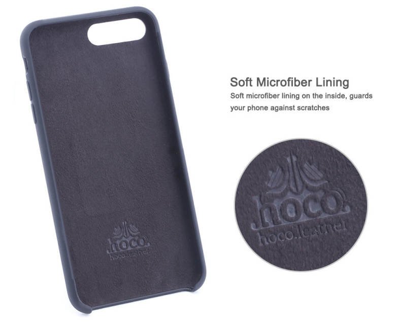 HOCO Original Series Silicone Touch Built-in Iron Sheet Protective PC Skin for iPhone 7 Plus