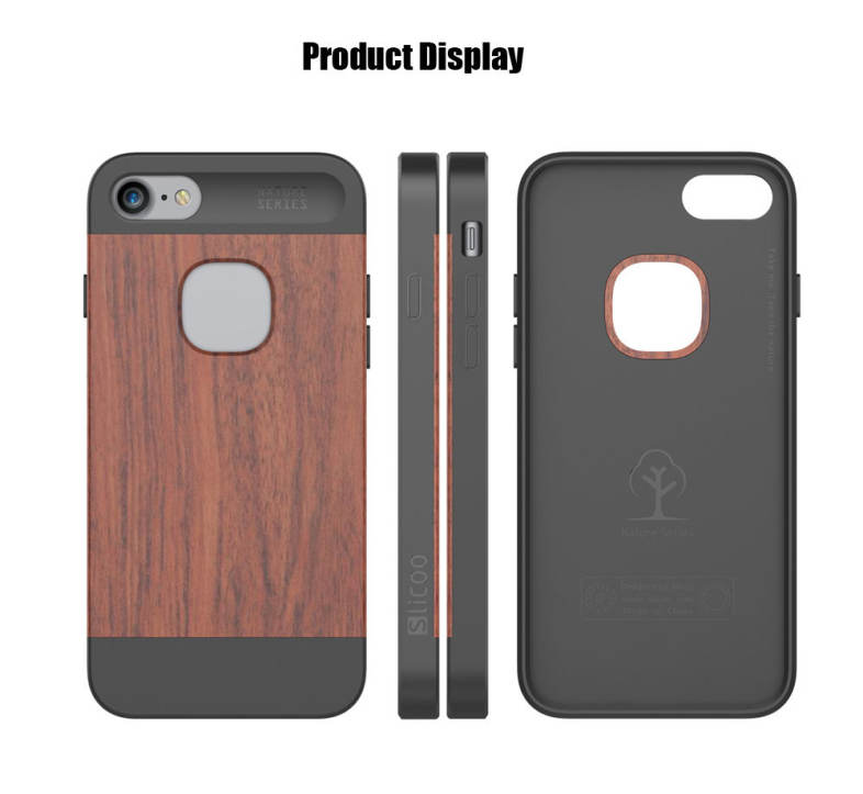 Slicoo SLCS066 Nature Series Wood Slim Protective Skin for iPhone 7