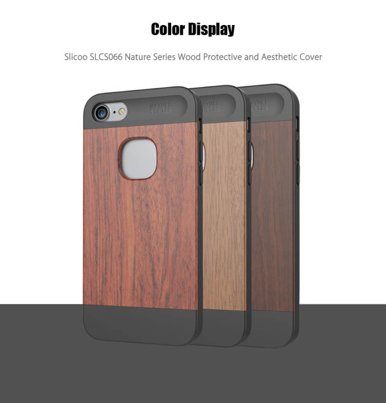 Slicoo SLCS066 Nature Series Wood Slim Protective Skin for iPhone 7