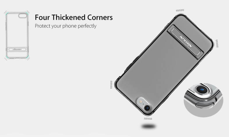 NILLKIN Crashproof II Transparent TPU Protective Shell with Kickstand for iPhone 7