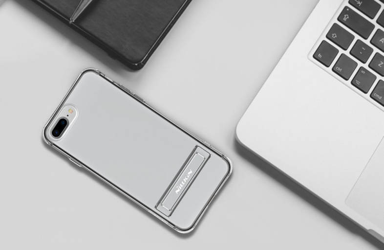 NILLKIN Crashproof II Transparent TPU Protective Shell with Stand for iPhone 7 Plus