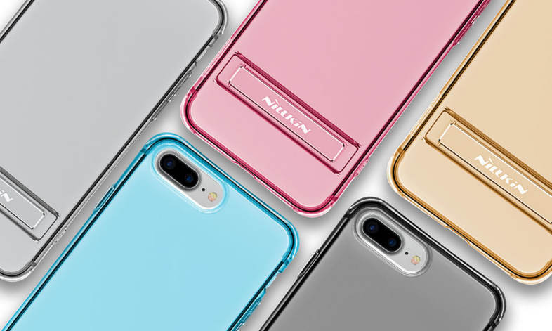 NILLKIN Crashproof II Transparent TPU Protective Shell with Stand for iPhone 7 Plus