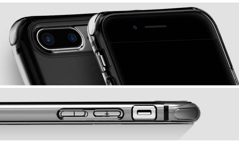 NILLKIN Crashproof II Transparent TPU Protective Shell with Stand for iPhone 7 Plus