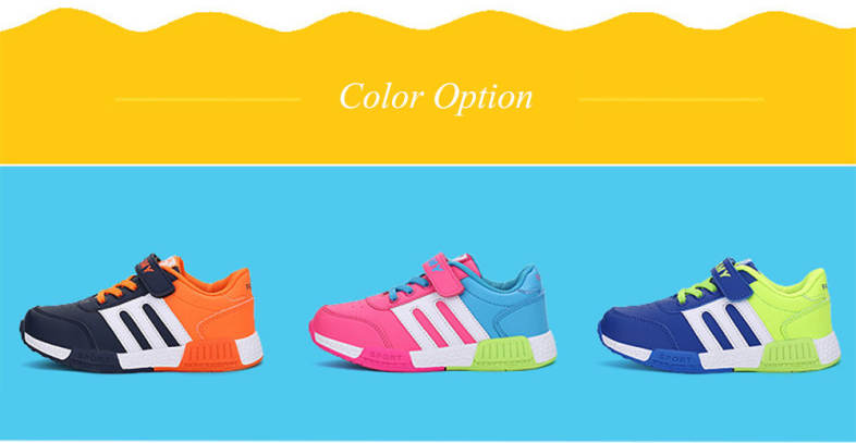 SHENQIMIANYANG Casual Color Block Breathable Lace Up Boys Sneaker