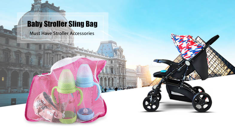 Detachable Baby Stroller Organizer Sling Bag